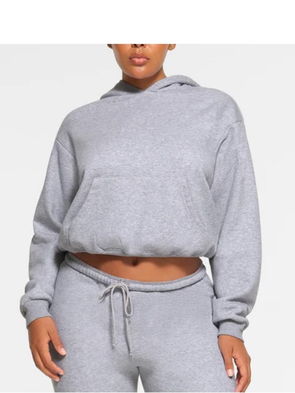 SKIMS cotton fleece hoodie 2X